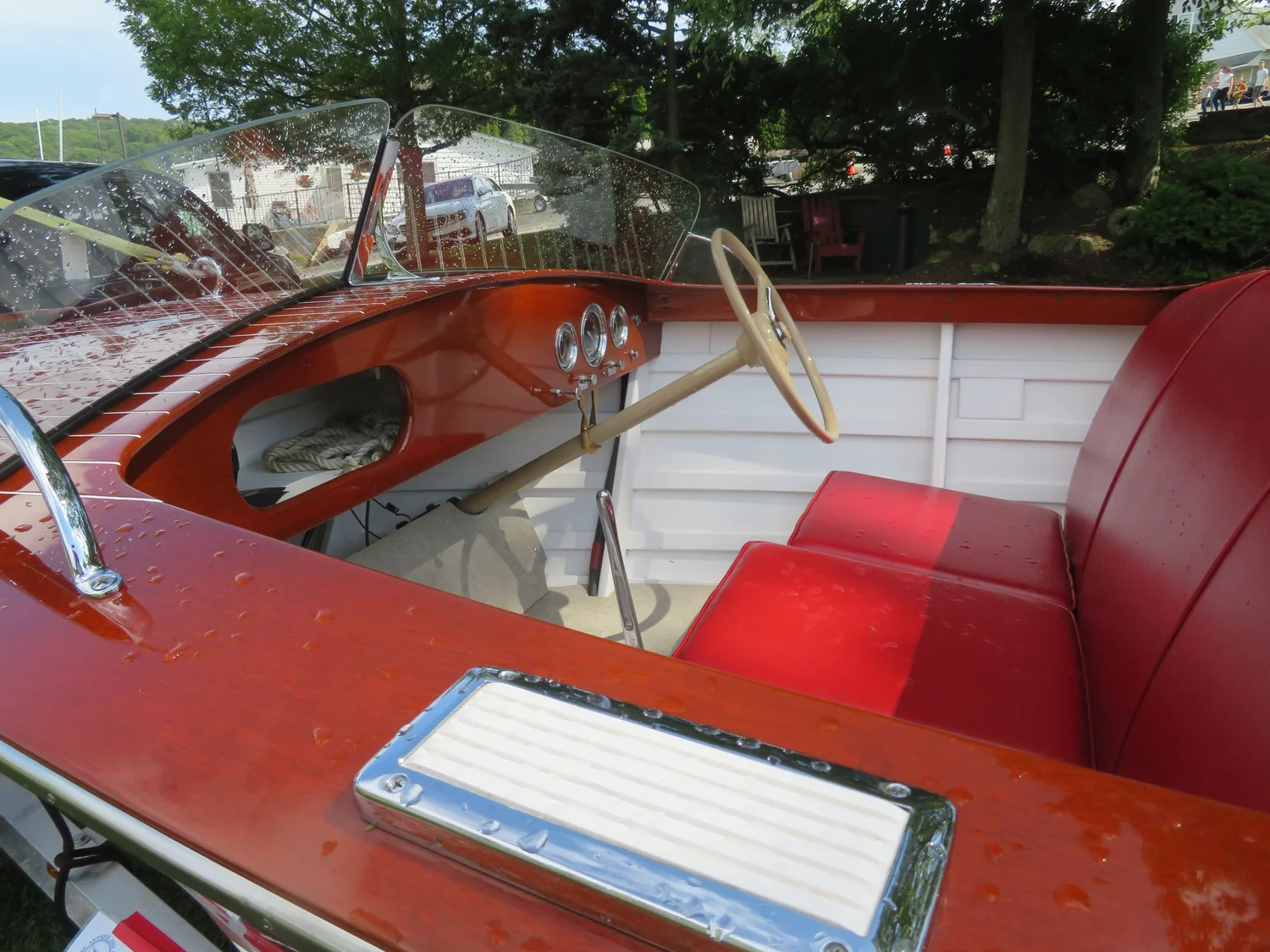 1953 17' Chris Craft Rocket Runabout — Woodport Boat Works